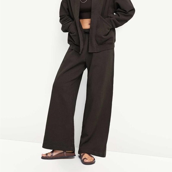 Vitamin A • Dawn Wide Leg Pant - Deep Earth Dawn French Terry - Picture 3 of 8